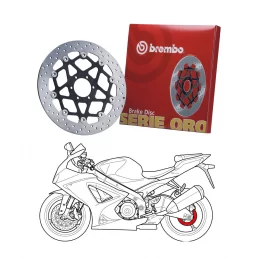 Brembo 68B407A8 Serie Oro Peugeot Satelis Rs 500