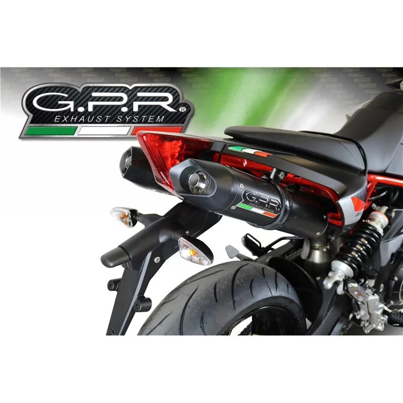 Scarico GPR Honda Vfr 800 V-Tec 2002/13 Coppia Scarichi Omologati con Raccordo Deeptone Inox Scarico GPR Honda Vfr 800 V-Tec 2002/13 Coppia Scarichi Omologati con Raccordo Deeptone Inox