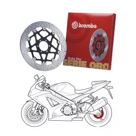 Brembo 68B40753 Serie Oro Aprilia Rs Replica 125