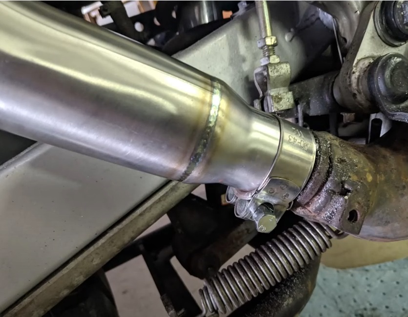 Scarico GPR Honda Transalp Xl 600 V 1986/99 Scarico Omologato Con Raccordo Satinox 8053045313507