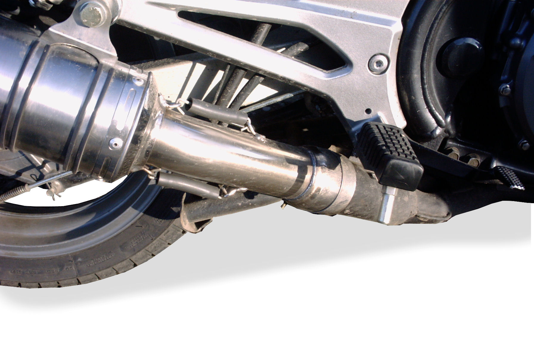 Scarico GPR Compatibile Con Suzuki Dr 650 R - N - Re 1990 1995 Furore Nero
