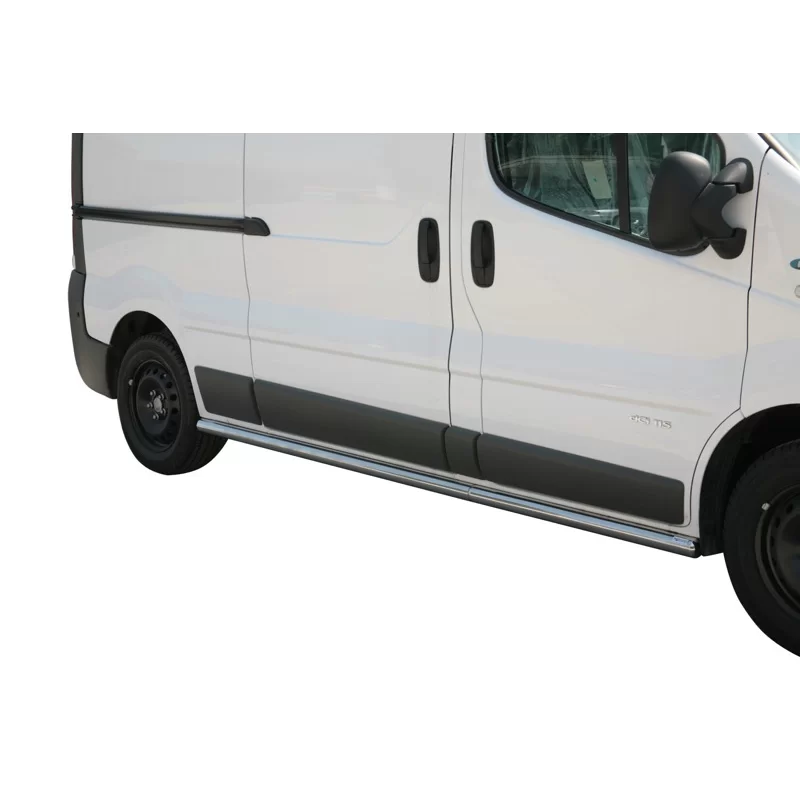 Side Protection Renault Trafic LWB (With Inox Caps)