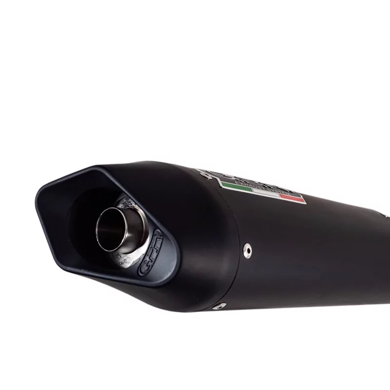 GPR Furore Nero Scarico Omologato Per MZ Baghira 660 1998-07 - Terminale In Alluminio Con DBKILLER, Impianto Completo MZ.2.FUNE