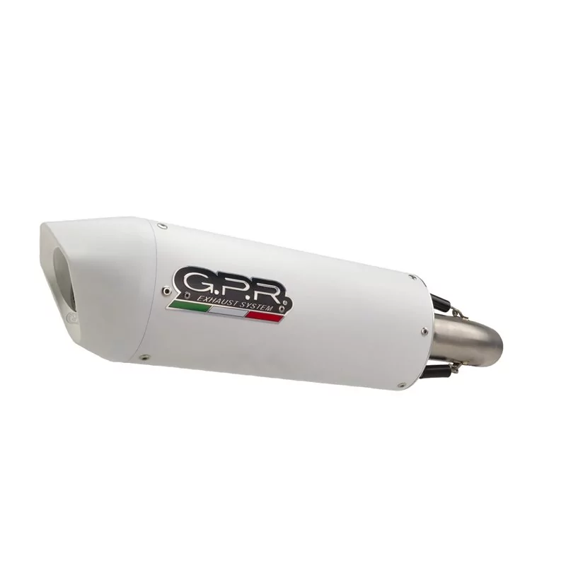 GPR Pot Echappement Compatible Avec Yamaha Mt-09 2021-2024, Furore Evo4 Nero Homologue Et Legal Systeme D Echappement Complet Avec Catalyseur Et Db Killer Amovible