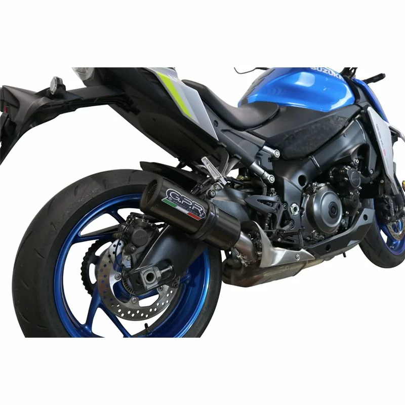 安い割引 SU9222-GP M4 2016‐2022 フルエキ GSX-S1000F Exhaust ブラックステンレス バイク用品