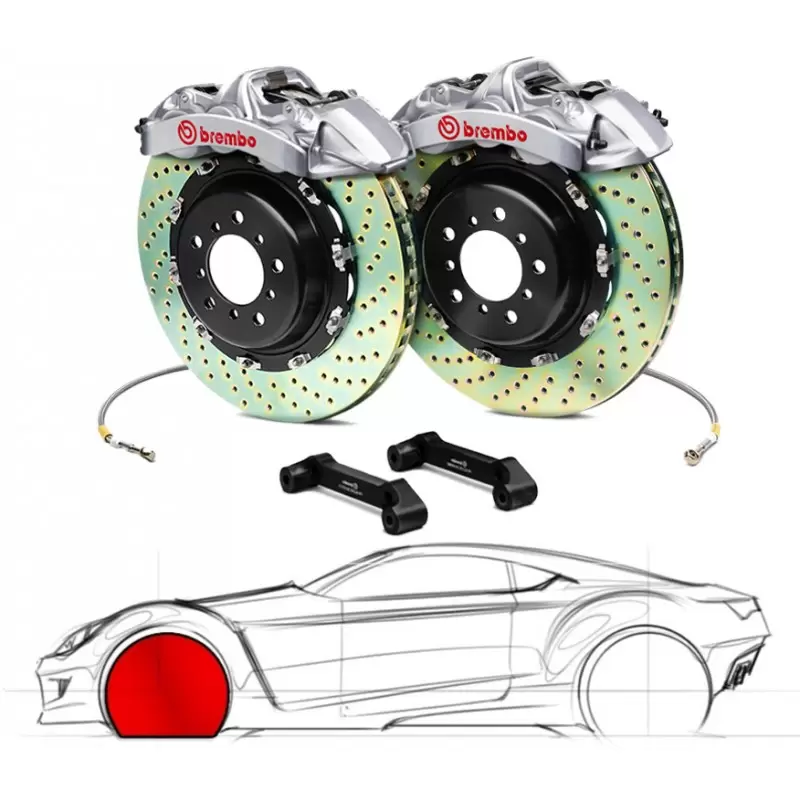 Brembo GT-R Audi A6 3.0T, 4.2L (with OE Disc 347mm) (C6) 1N1.9032A