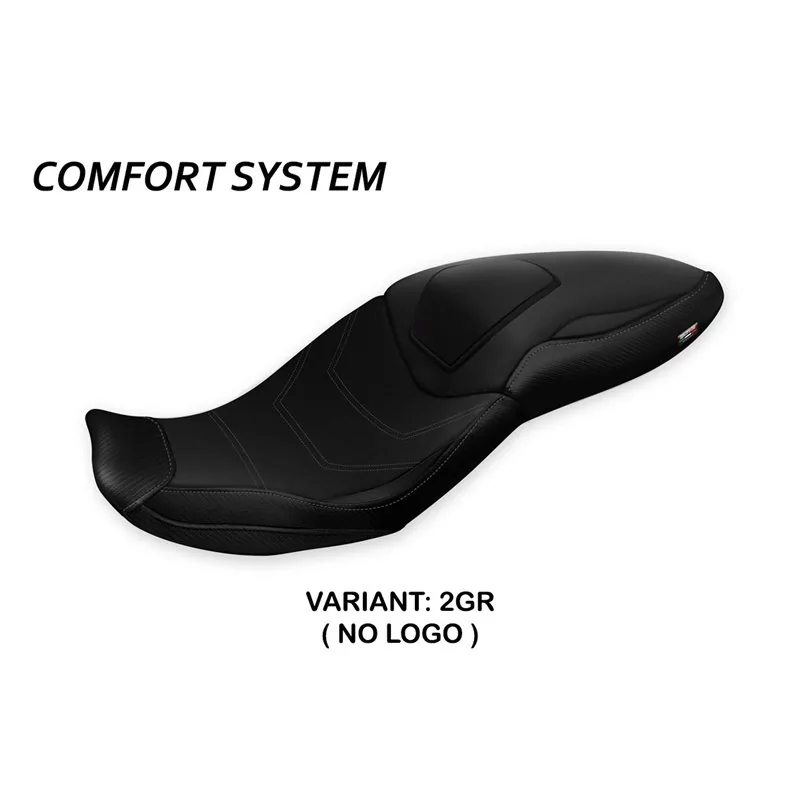 Sitzbezug BMW S 1000 XR (20-21) - Djanet Total Black KomfortSystem Sitzbezug BMW S 1000 XR (20-21) - Djanet Total Black KomfortSystem