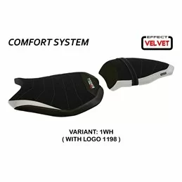 Funda de Asiento con Ducati 848/1098/1198 - con sistema de Comfort Cervia Velvet