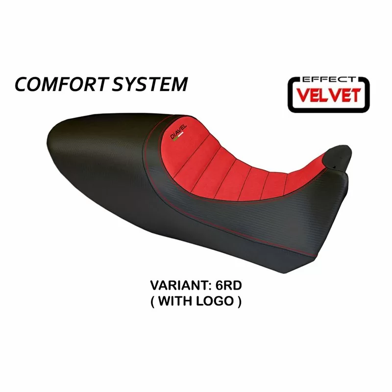 Funda de Asiento con Ducati Diavel (11-13) - Arezzo Color Velvet Comfort System