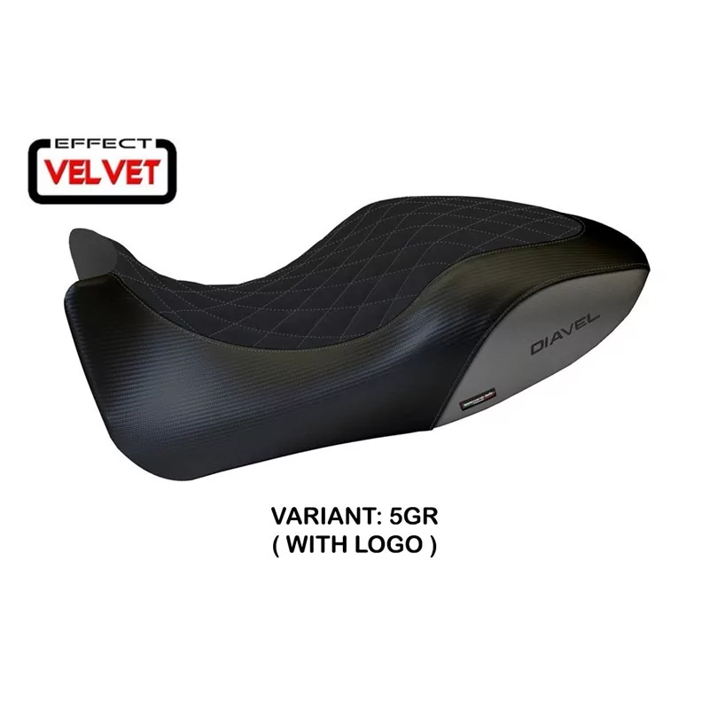 Funda de Asiento con Ducati Diavel (11-13) - Viano 1 terciopelo