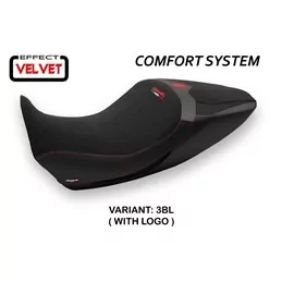 Funda de Asiento con Ducati Diavel 1260 (19-21) - Saranda 1 sistema de Comfort de terciopelo