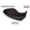 Funda de Asiento con Ducati Diavel 1260 S (19-21) - Costanza 1 Velvet Comfort System