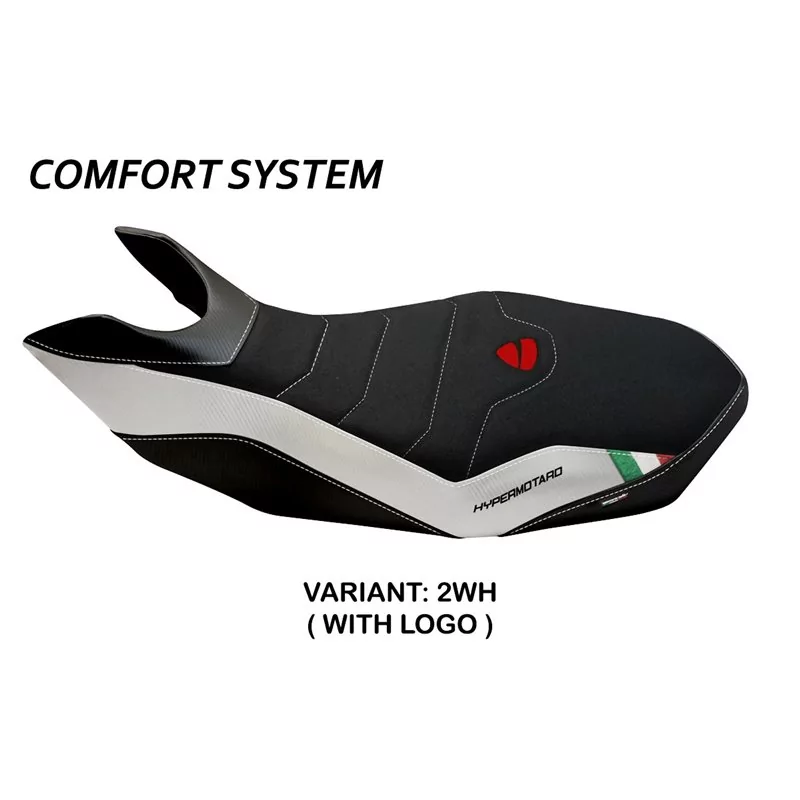 Sitzbezug mit Ducati Hypermotard 796/1100/1100 EVO (07-12) - Medea 2 KomfortSystem Sitzbezug mit Ducati Hypermotard 796/1100/1100 EVO (07-12) - Medea 2 KomfortSystem