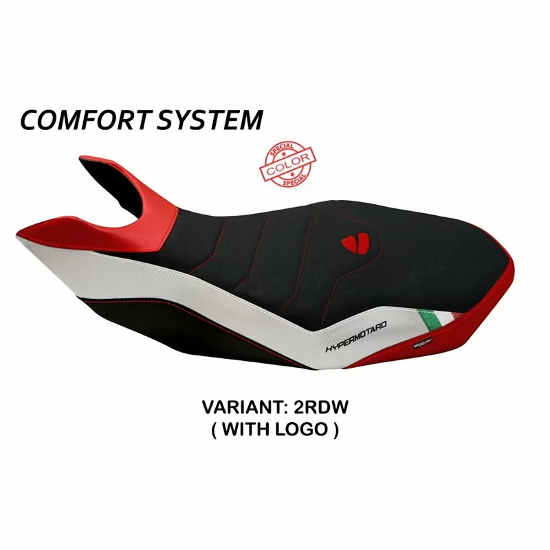 Funda de Asiento con Ducati Hypermotard 796/1100/1100 EVO (07-12) - Medea sistema de Comfort de Color Especial