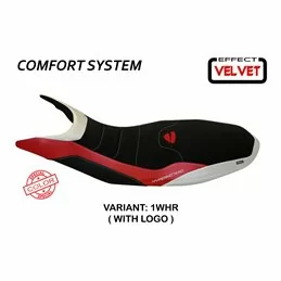 Funda de Asiento con Ducati Hypermotard 821/939 (13-18) - Varna sistema de Comfort de terciopelo de Color