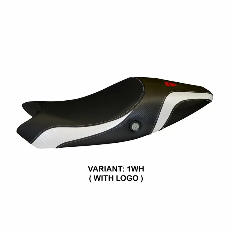 Housse de Selle Ducati Monster 1100/1100 EVO (09-13) Logos Carbon Colat