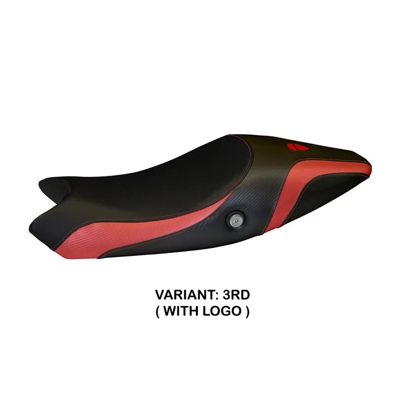 Housse de Selle Ducati Monster 1100/1100 EVO (09-13) Logos Carbon Colat