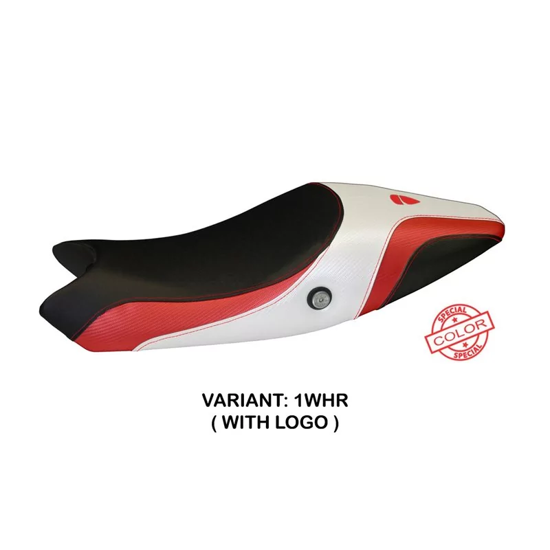 Funda de Asiento con Ducati Monster 696/796 (08-14) - Logos Color Especial Funda de Asiento con Ducati Monster 696/796 (08-14) - Logos Color Especial