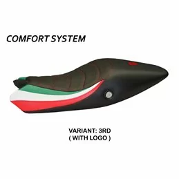 Funda Asiento Ducati Monster - 696/796 (08-14) - Tricolat Total Black Comfort System