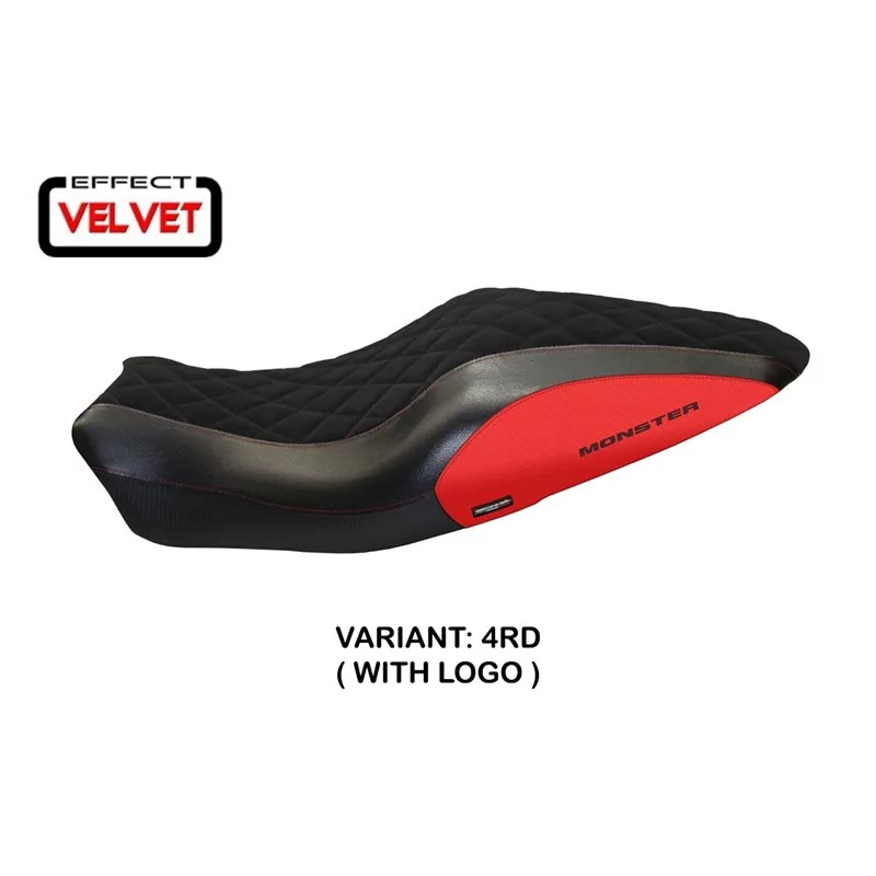 Funda de Asiento con Ducati Monster 821/1200 (14-16) - Andorra Velvet