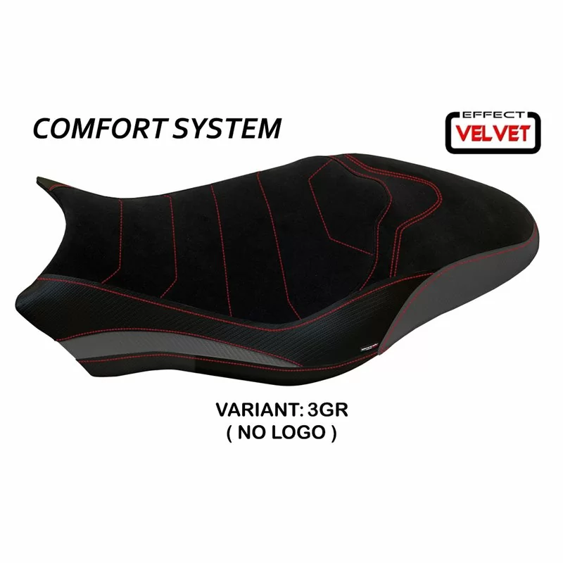 Funda de Asiento con Ducati Monster 821/1200 (17-20) - Ovada 1 Velvet Comfort System