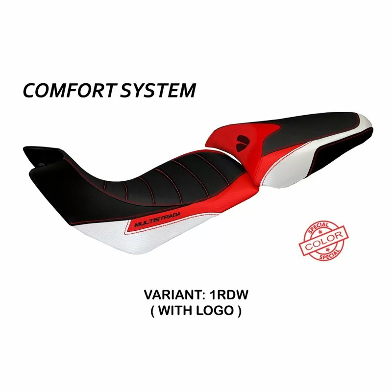 Funda de Asiento con Ducati Multistrada 1200 (12-14) - Trinacria sistema de Comfort de Color Especial