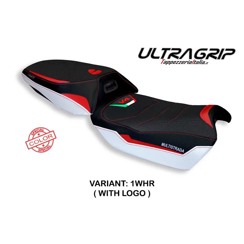 Sitzbezug mit Ducati Multistrada V4 - Adelaide Sonderfarbe Ultragrip Sitzbezug mit Ducati Multistrada V4 - Adelaide Sonderfarbe Ultragrip