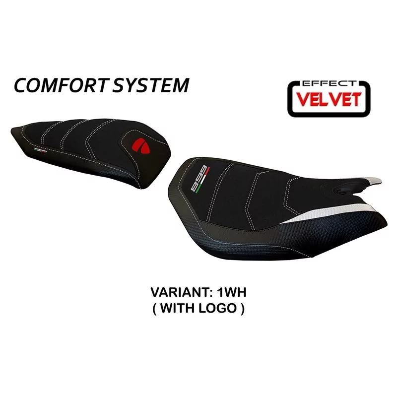 Funda de Asiento con Ducati Panigale 899 (13-15) - con sistema de Comfort de terciopelo Leiden