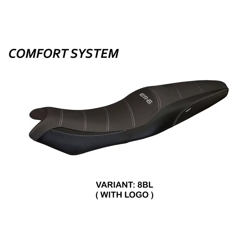 Funda de Asiento con Kawasaki ER-6N / ER-6F (05-11) - Londra 1 Comfort System Funda de Asiento con Kawasaki ER-6N / ER-6F (05-11) - Londra 1 Comfort System