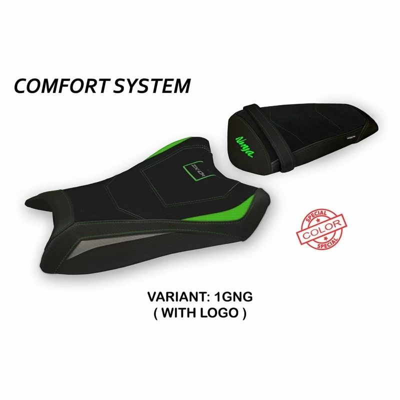 Funda de Asiento con Kawasaki Ninja ZX 10 R (11-15) - Ca Mau sistema de Comfort de Color Especial