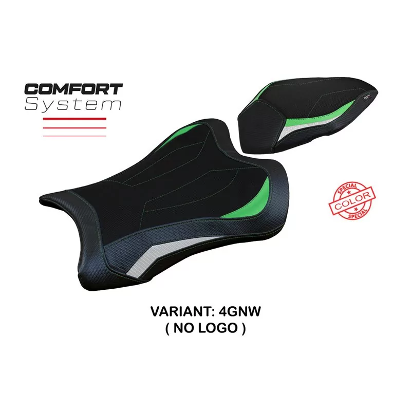 Sitzbezug mit Kawasaki Ninja ZX 10 R (21-22) Dexter Comfort System - Sitzbezug mit Kawasaki Ninja ZX 10 R (21-22) Dexter Comfort System -