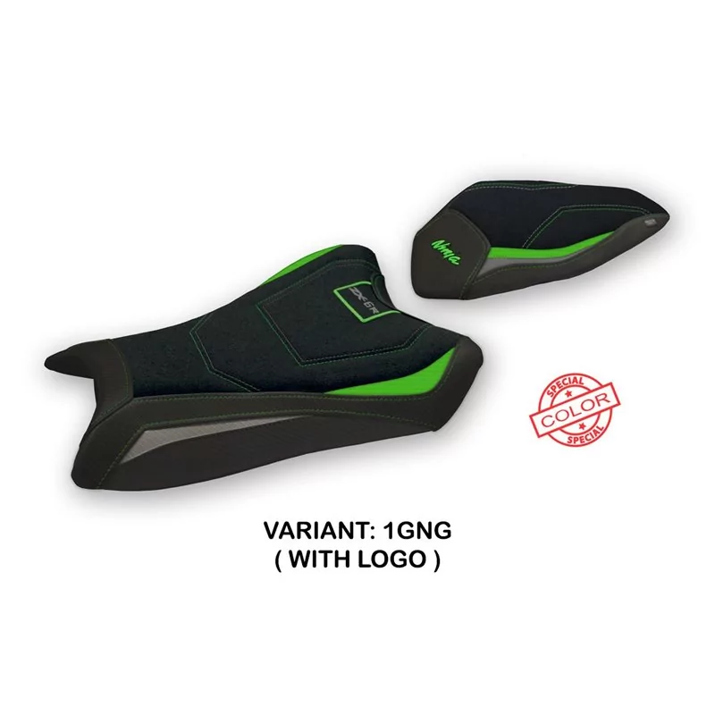 Sitzbezug mit Kawasaki Ninja ZX 6 R (19-20) - Tomar Sonderfarbe Ultragrip Sitzbezug mit Kawasaki Ninja ZX 6 R (19-20) - Tomar Sonderfarbe Ultragrip