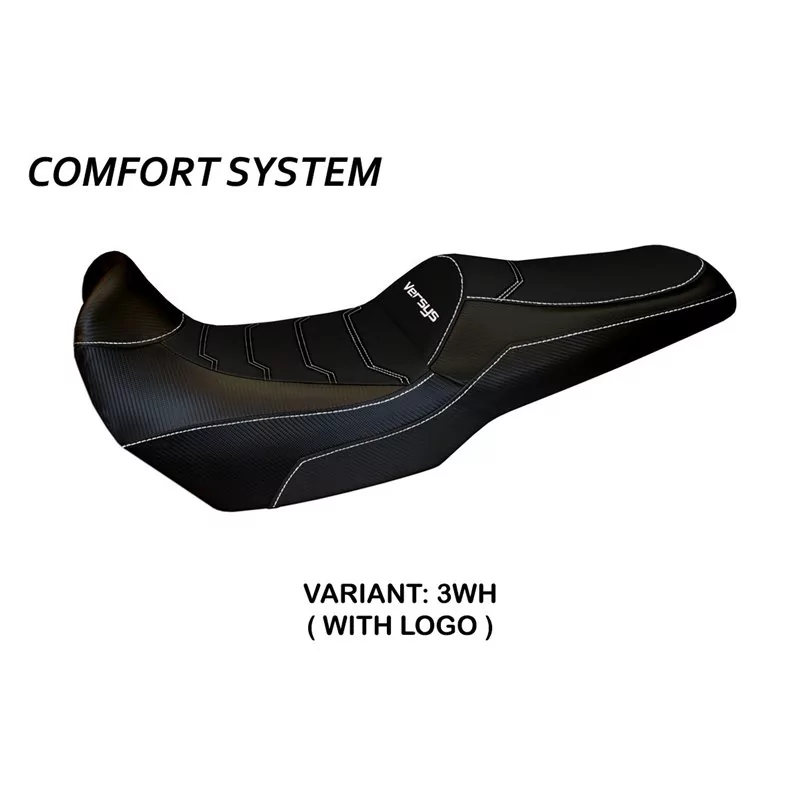 Sitzbezug mit Kawasaki Versys 1000 (11-18) - Lampedusa Total Black KomfortSystem Sitzbezug mit Kawasaki Versys 1000 (11-18) - Lampedusa Total Black KomfortSystem