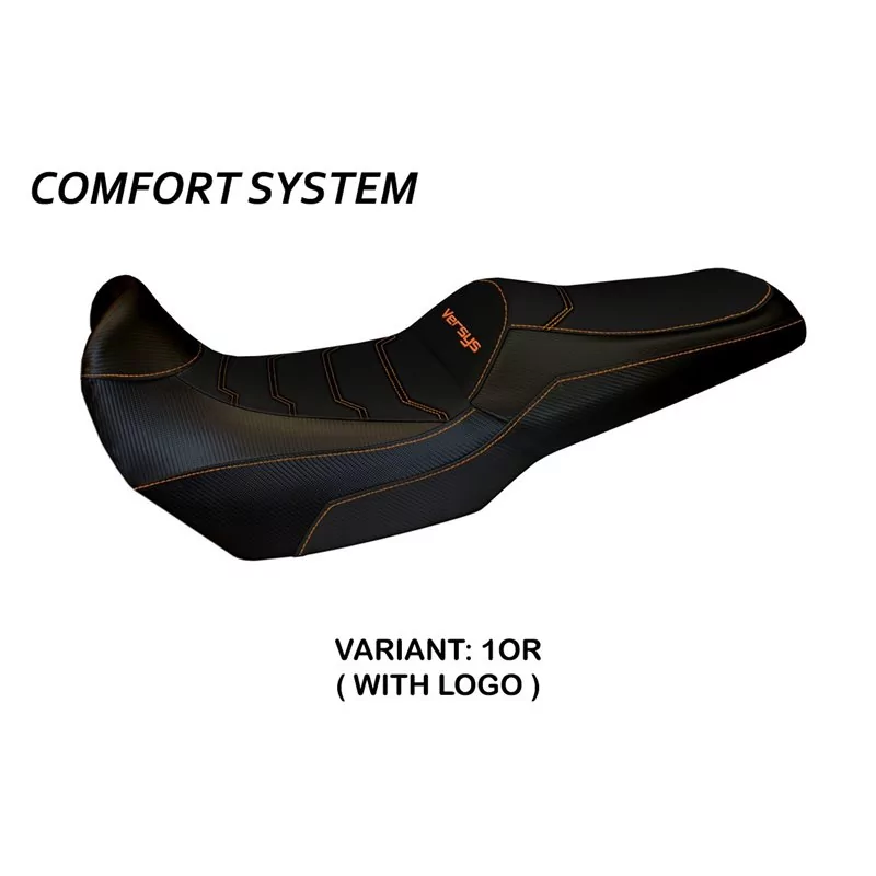 Housse de Selle Kawasaki Versys 1000 (19-21) Malay Total Black Comfort System Housse de Selle Kawasaki Versys 1000 (19-21) Malay Total Black Comfort System