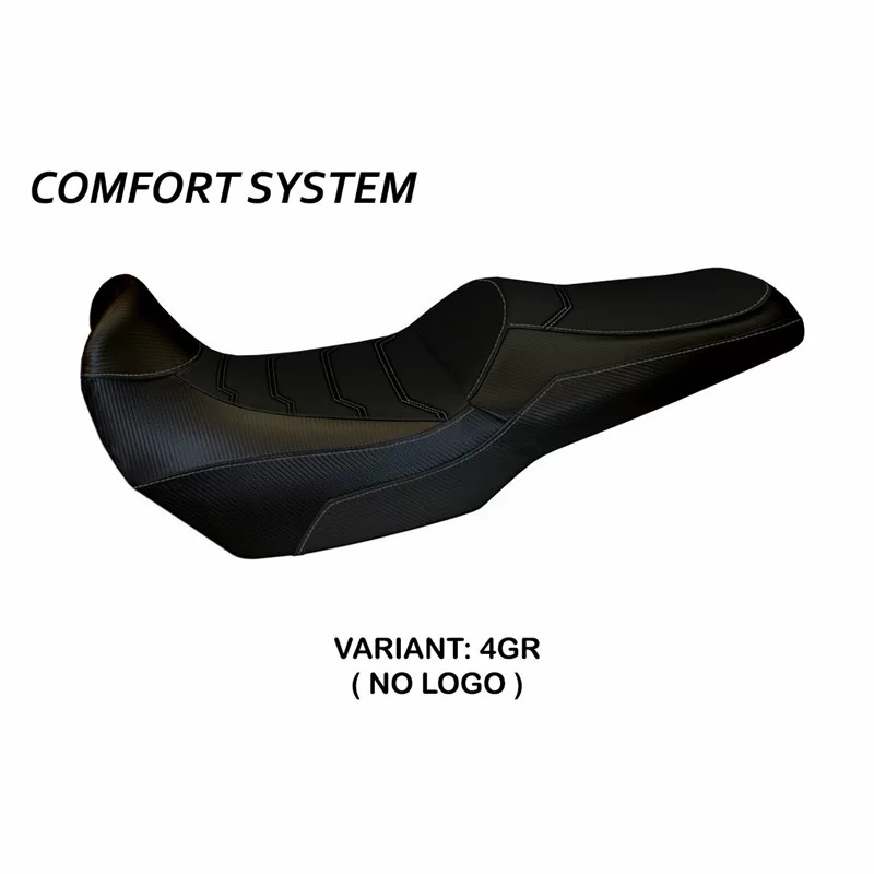 Housse de Selle Kawasaki Versys 1000 (19-21) Malay Total Black Comfort System Housse de Selle Kawasaki Versys 1000 (19-21) Malay Total Black Comfort System