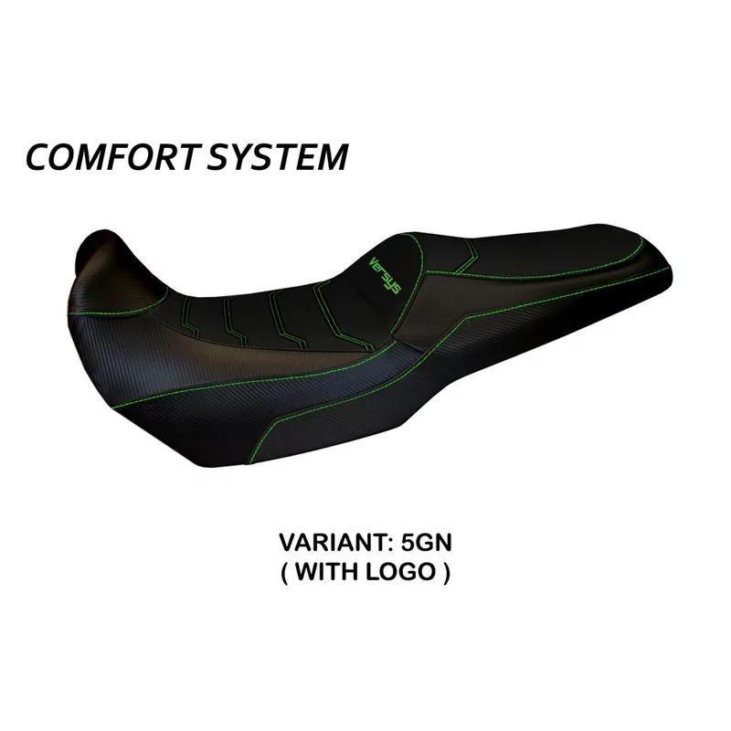 Seat cover Kawasaki Versys 1000 (19-21) Malay Total Black Comfort System Seat cover Kawasaki Versys 1000 (19-21) Malay Total Black Comfort System
