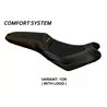 Seat cover Kawasaki Versys 650 (07-21) Elba Total Black Comfort System 