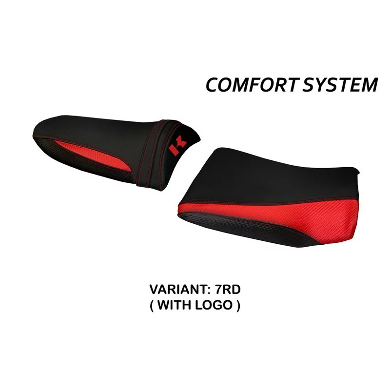 Housse de siège avec Kawasaki Z 1000 (03-06) Pozzuoli 1 Comfort System