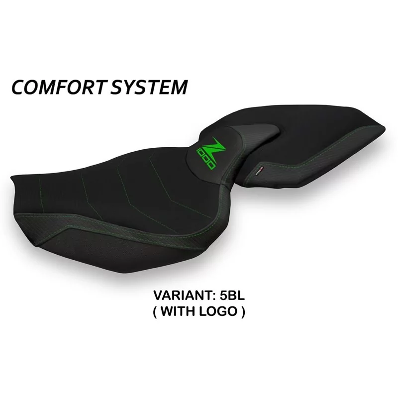 Funda de Asiento con Kawasaki Z 1000 (14-20) - Ellos 1 sistema de Comfort Funda de Asiento con Kawasaki Z 1000 (14-20) - Ellos 1 sistema de Comfort