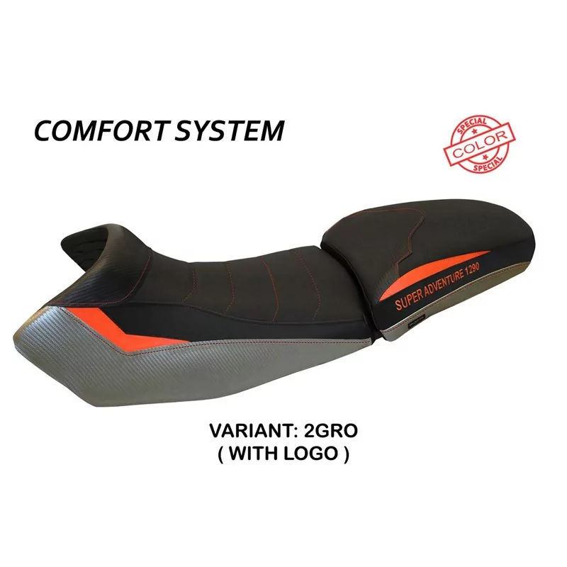 Seat cover KTM 1290 Super Adventure S - T Eden Special Color Comfort System Seat cover KTM 1290 Super Adventure S - T Eden Special Color Comfort System