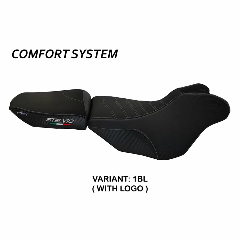 Housse de siège avec le système de Comfort Ives du Moto Guzzi Stelvio 1200 (08-16)