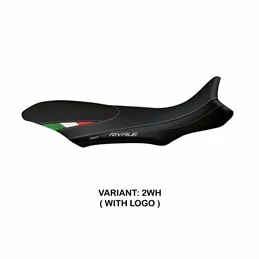 Seat cover MV Agusta Rivale 800 (13-18) Sorrento Total Black TriColore 