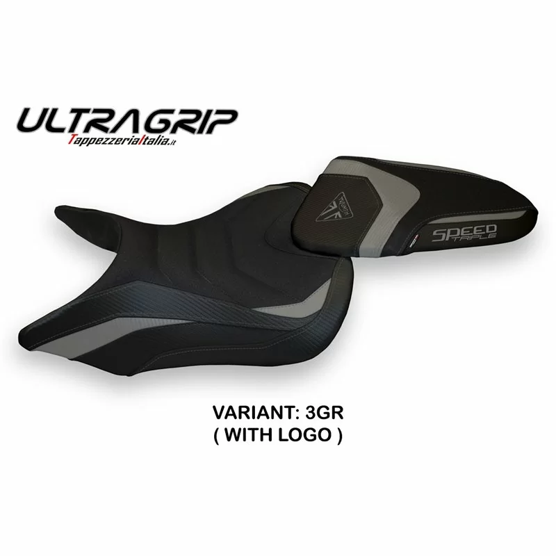 Sitzbezug mit Triumph Speed Triple (16-21) Resia 1 Ultragrip- - Sitzbezug mit Triumph Speed Triple (16-21) Resia 1 Ultragrip- -