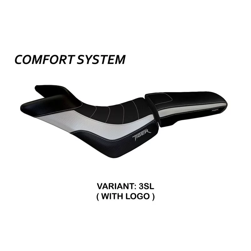 Funda de Asiento con Triumph Tiger 800/800 XC (10-20) - Padova Comfort System