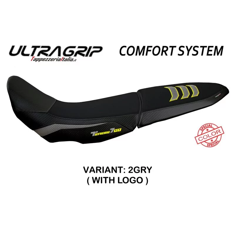 Sitzbezug mit Yamaha Tenere 700 - Gulfi Ultragrip KomfortSystem Sitzbezug mit Yamaha Tenere 700 - Gulfi Ultragrip KomfortSystem