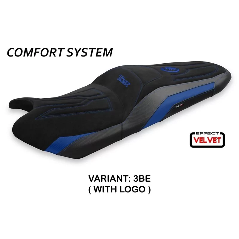 Sitzbezug mit Yamaha T-Max (17-20) - Scrutari 2 SamtkomfortSystem Sitzbezug mit Yamaha T-Max (17-20) - Scrutari 2 SamtkomfortSystem
