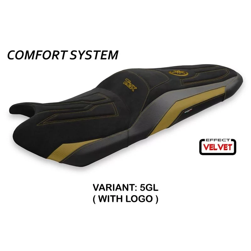 Sitzbezug mit Yamaha T-Max (17-20) - Scrutari 2 SamtkomfortSystem Sitzbezug mit Yamaha T-Max (17-20) - Scrutari 2 SamtkomfortSystem