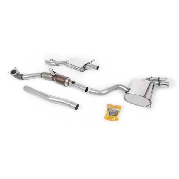 Échappement turbo-back Milltek SSXAU127 pour Audi S3 2.0 T quattro 3-Door 8P