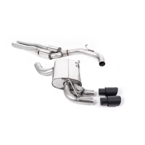 Milltek SSXAU278 cat-back exhaust for Audi RS3 Sportback S tronic, black GT-90 tips