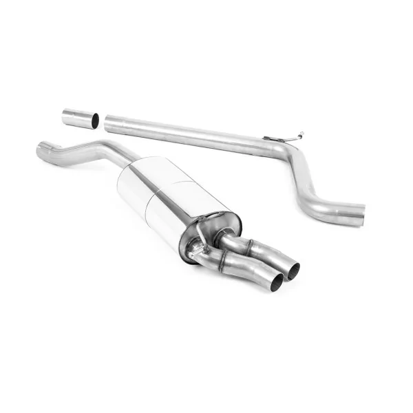 Milltek SSXAU878 cat-back exhaust for Audi A1 40TFSI 5 Door 2.0 with OPF/GPF, black GT-76 tips